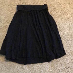Velvet Brand Skirt with Fold Over Waist Band